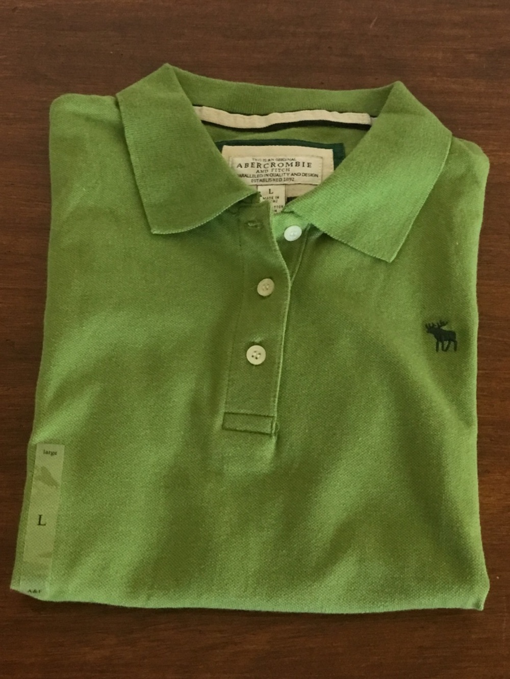 Abercrombie and Fitch Women’s Green Polo